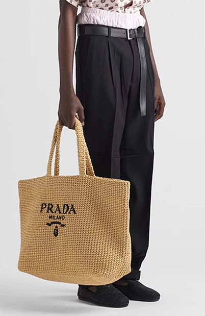 Prada crochet bag