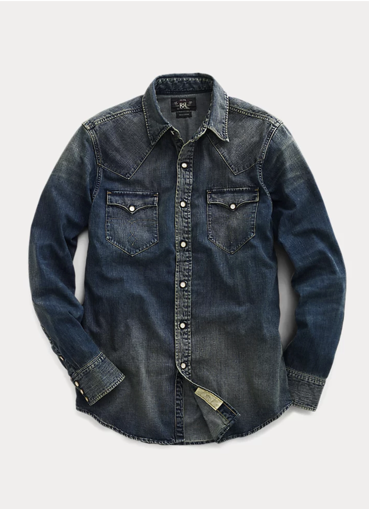 DOUBLE RL DENIM SHIRT