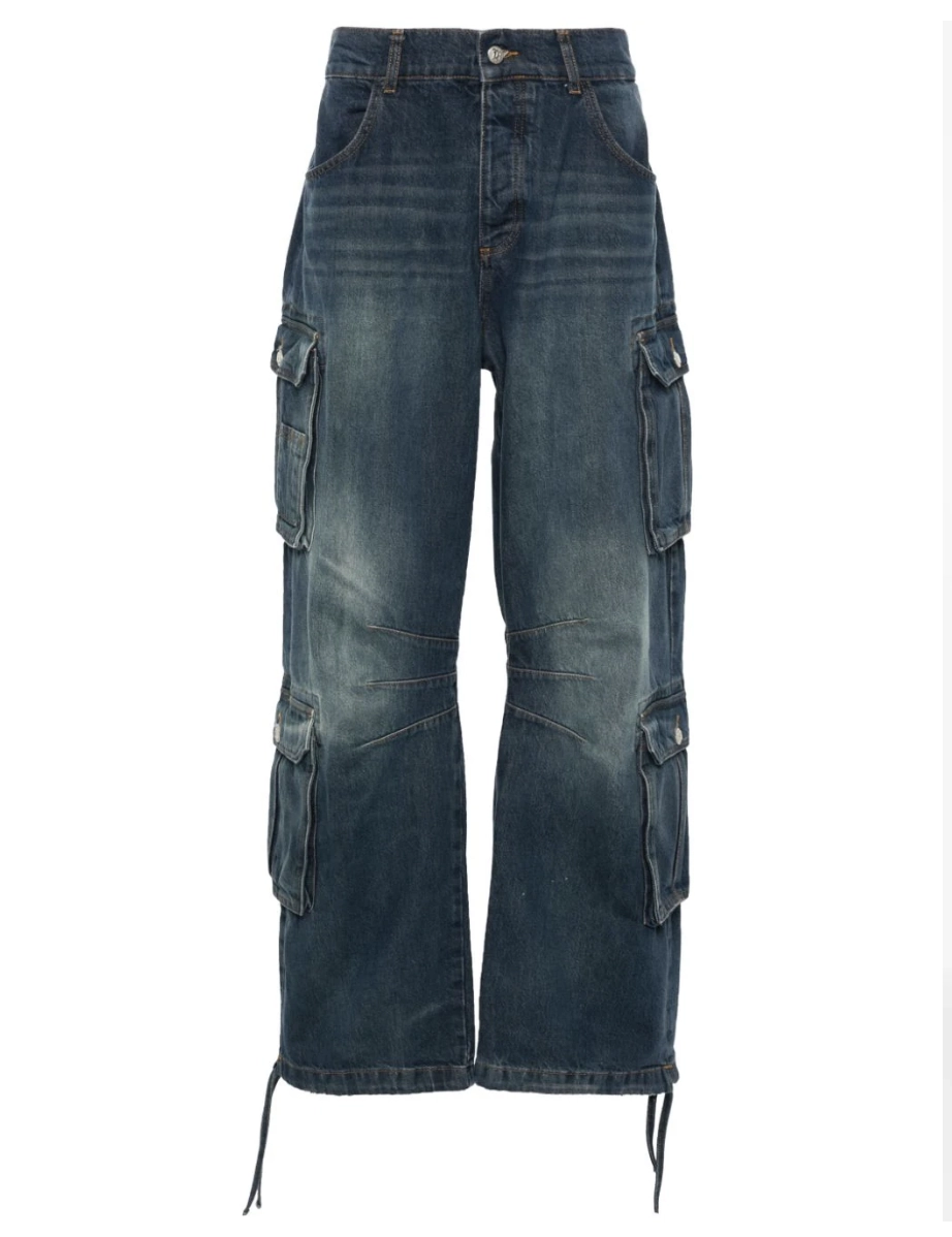 Misbhv Dirt Bath Wide-Leg Jeans