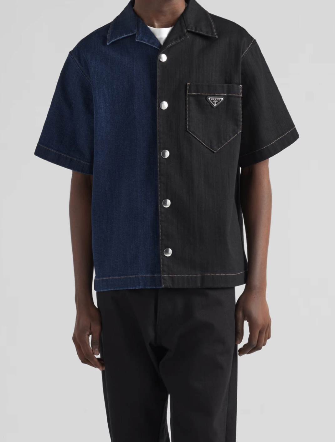 Prada Double Matching Denim Shirt