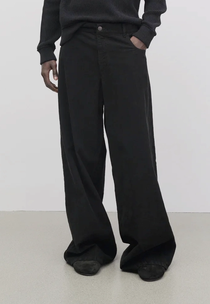 The Row Black Wide Pants