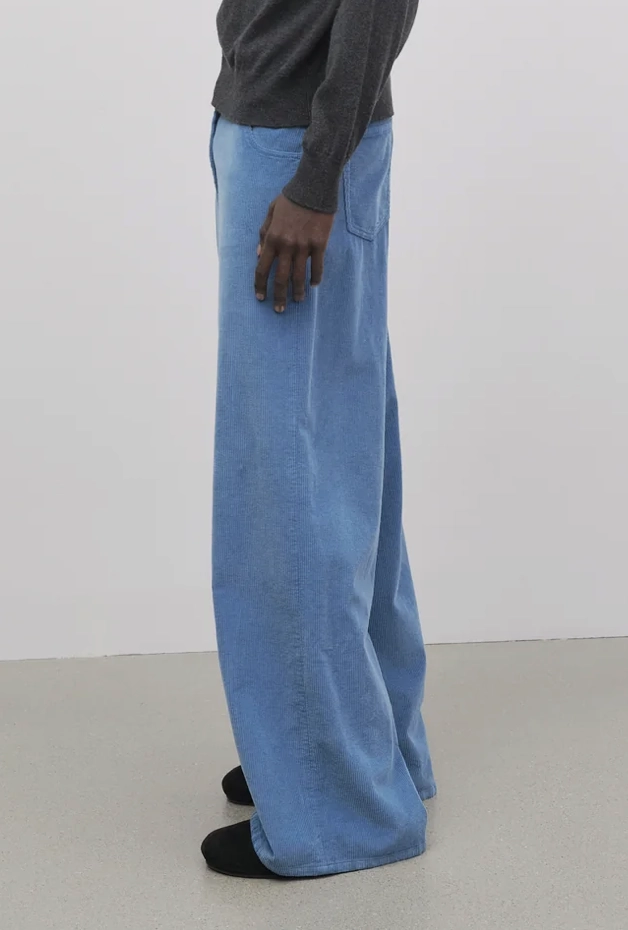 The Row Blue Corduroy Pants