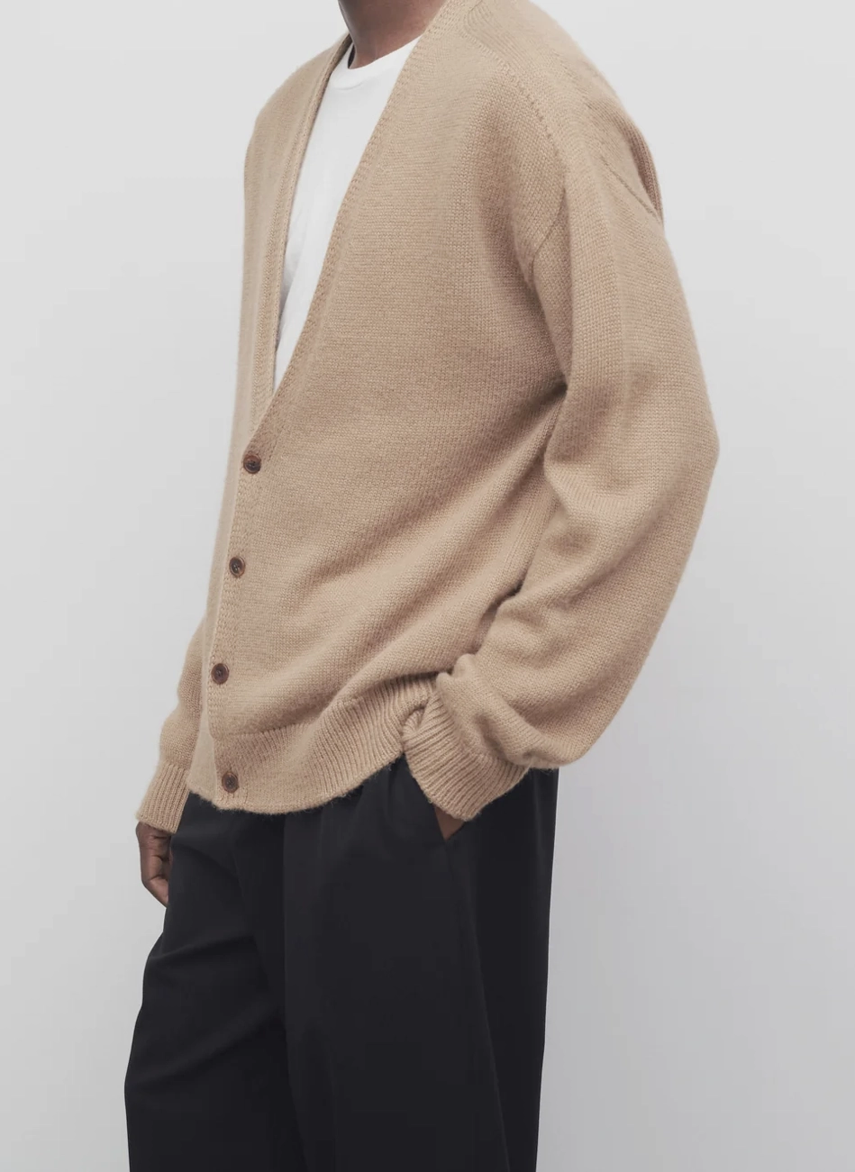 The Row Camel Cardigan