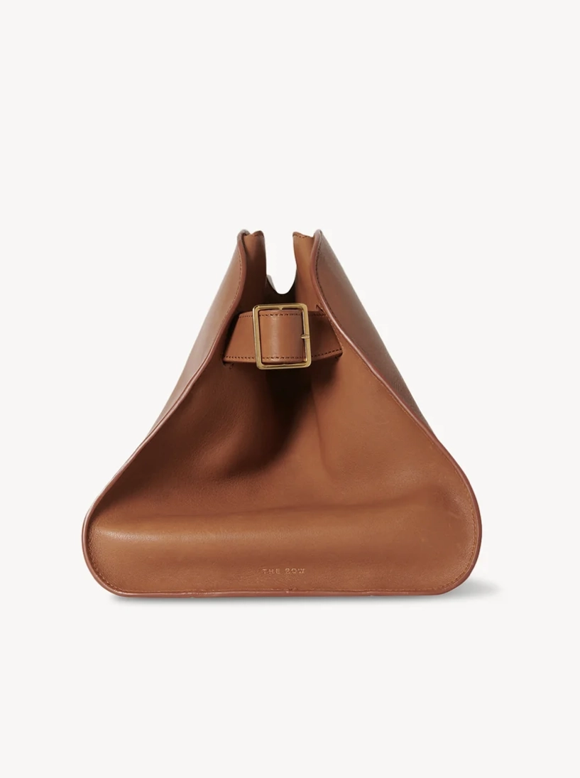 The Row Caramel Clutch