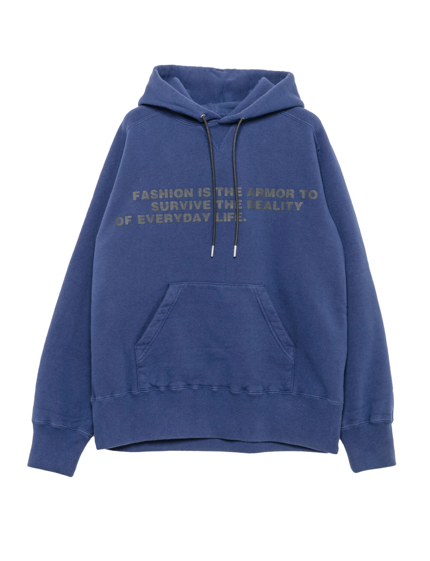 Sacai Blue Bill Cunningham Graphic Print Hoodie