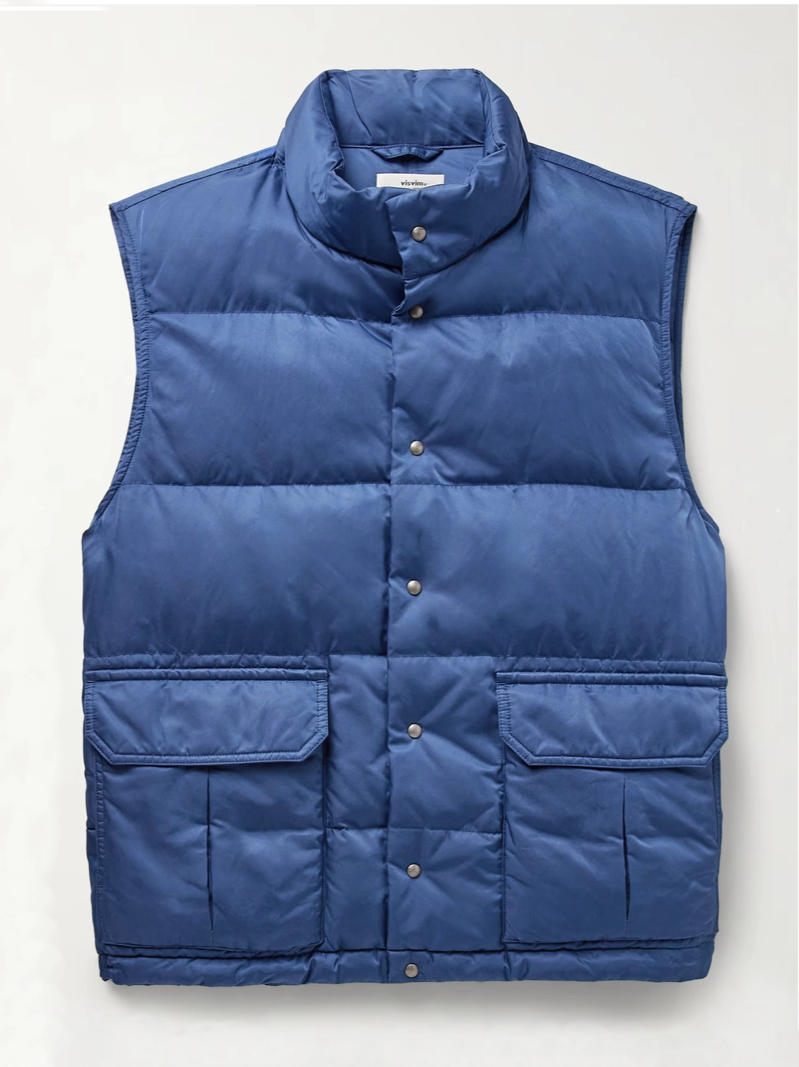 Visvim Blue Ulmer Quilted Nylon-Twill Down Gilet