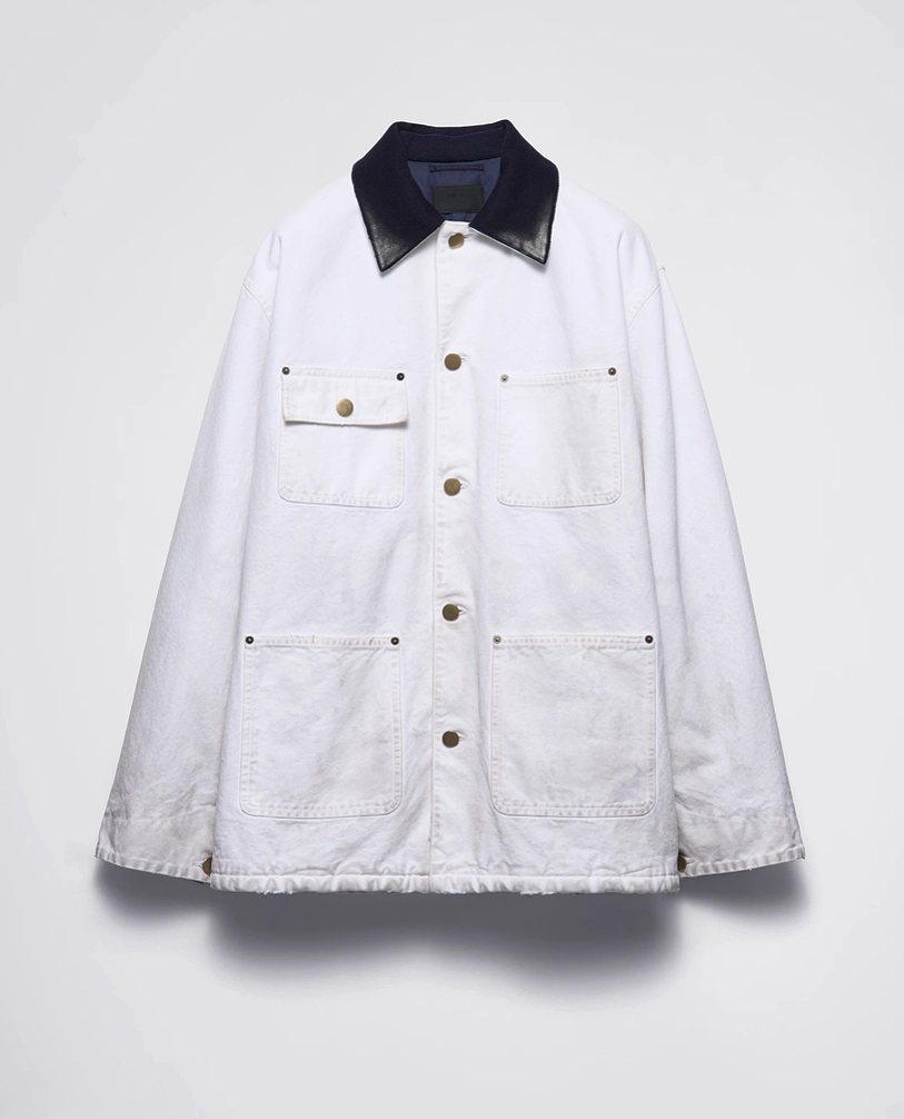 Prada White Cotton Jacket